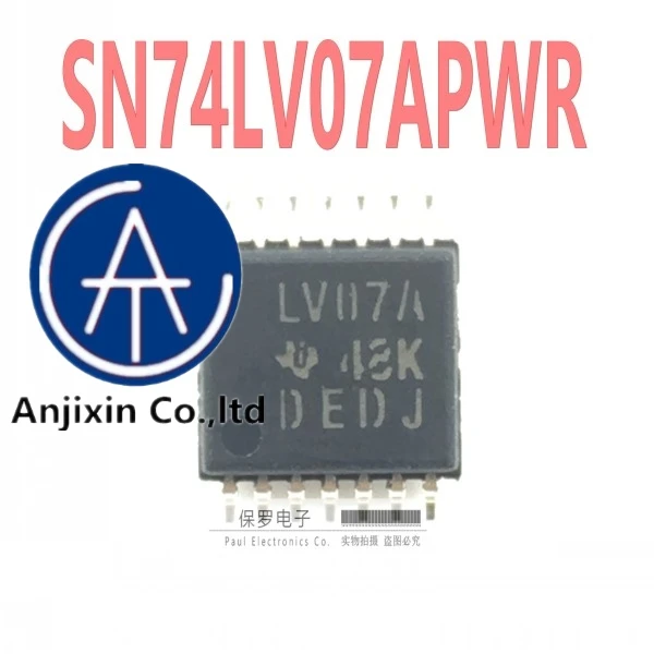 

10pcs 100% orginal and new logic chip SN74LV07APWR silk screen LV07A TSSOP-14 real stock