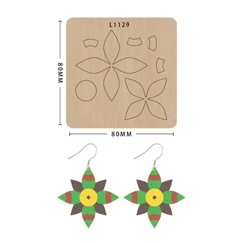 

SMVAUON 2020 Earring Surprise Creation Cutting dies Wood Scrapbook Cardmaking Paper craft DIY Stencil Metal dies