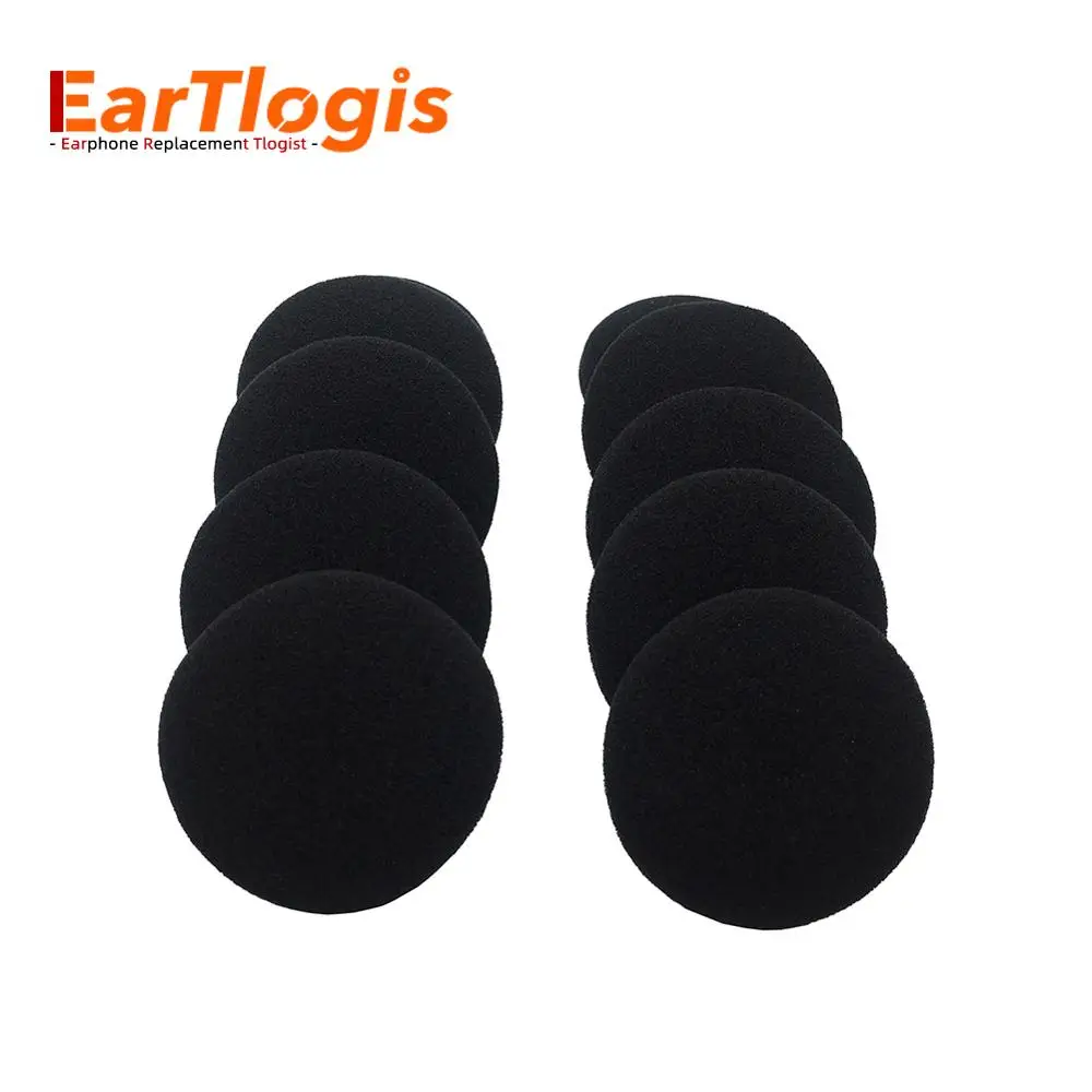 

EarTlogis Sponge Replacement Ear Pads for Kitsunex AIAIAI Tracks Headset Parts Foam Cover Earbud Tip Pillow