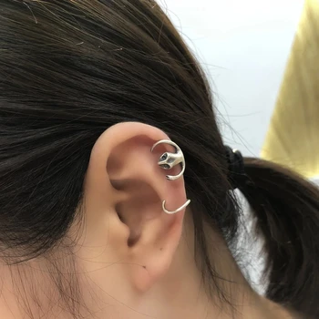 

s925 peculiar personality no pierced gecko ear clip