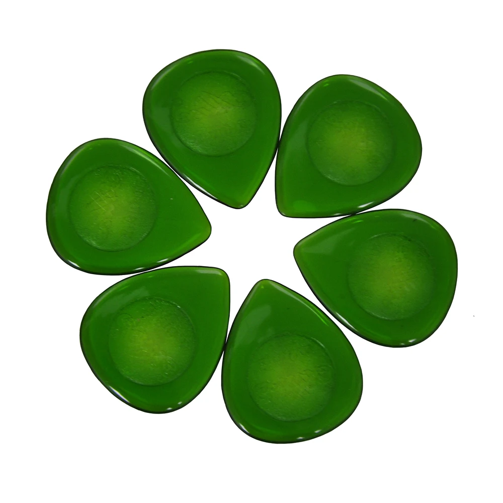 50pcs/lot Alice Heavy 2mm Teardrop Green Guitar Picks Plectrums For Electric Guitar Bass Jazz