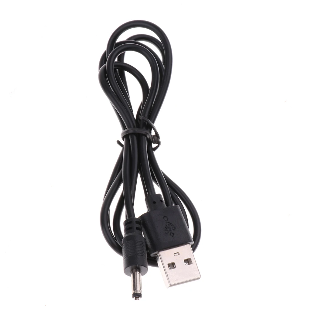 2x White USB Mini  Desk Fan With Led Light Cooling For Home Office