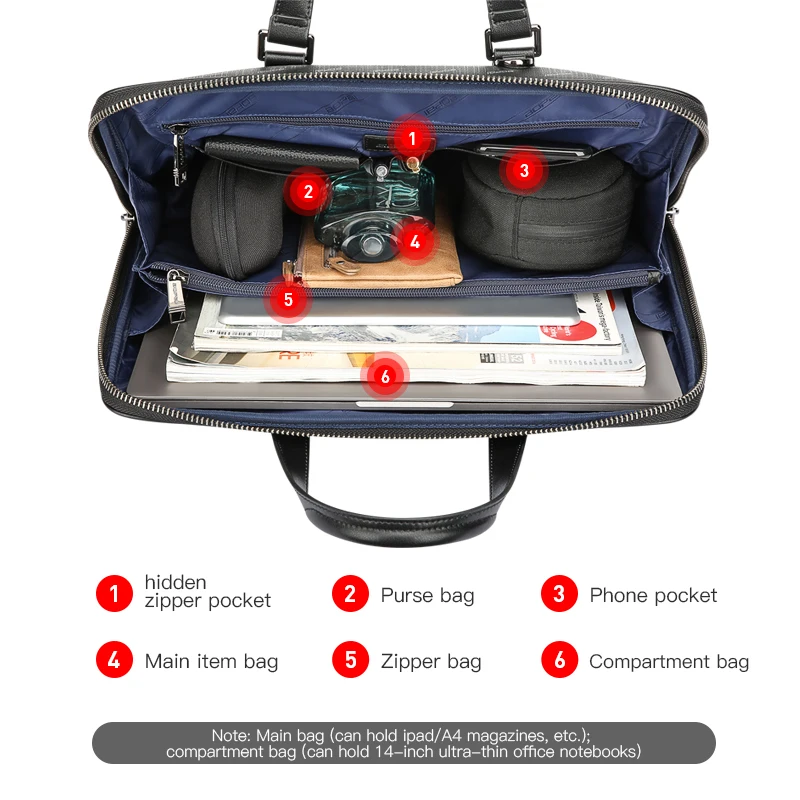BOPAI Briefcases For Men Casual 15 Inch Laptop Handbags Large Capacity Cross Body Messenger Shoulder Bags Male Short Trip Tote BOPAI Briefcases For Men Casual 15 Inch Laptop Handbags Large Capacity Cross Body Messenger Shoulder Bags Male Short Trip Tote