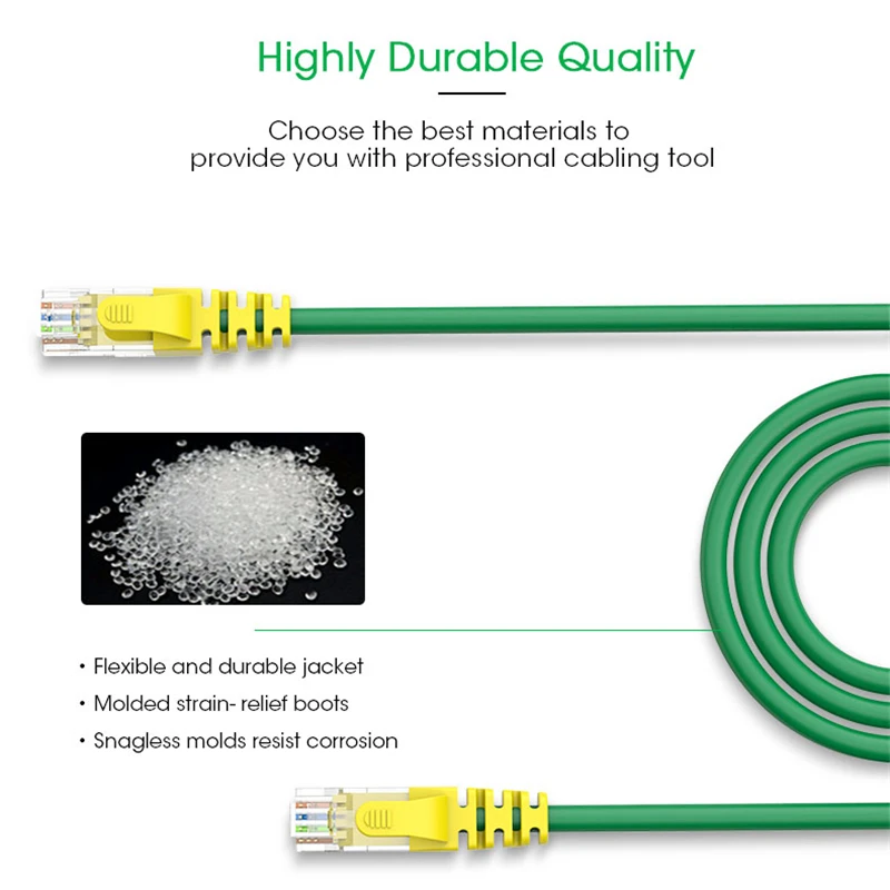 AMPCOM Ethernet кабель RJ45 Cat6 Lan UTP CAT 6 RJ 45 сетевой Патч корд (1000 Мбит/с 250 МГц 24AWG) для