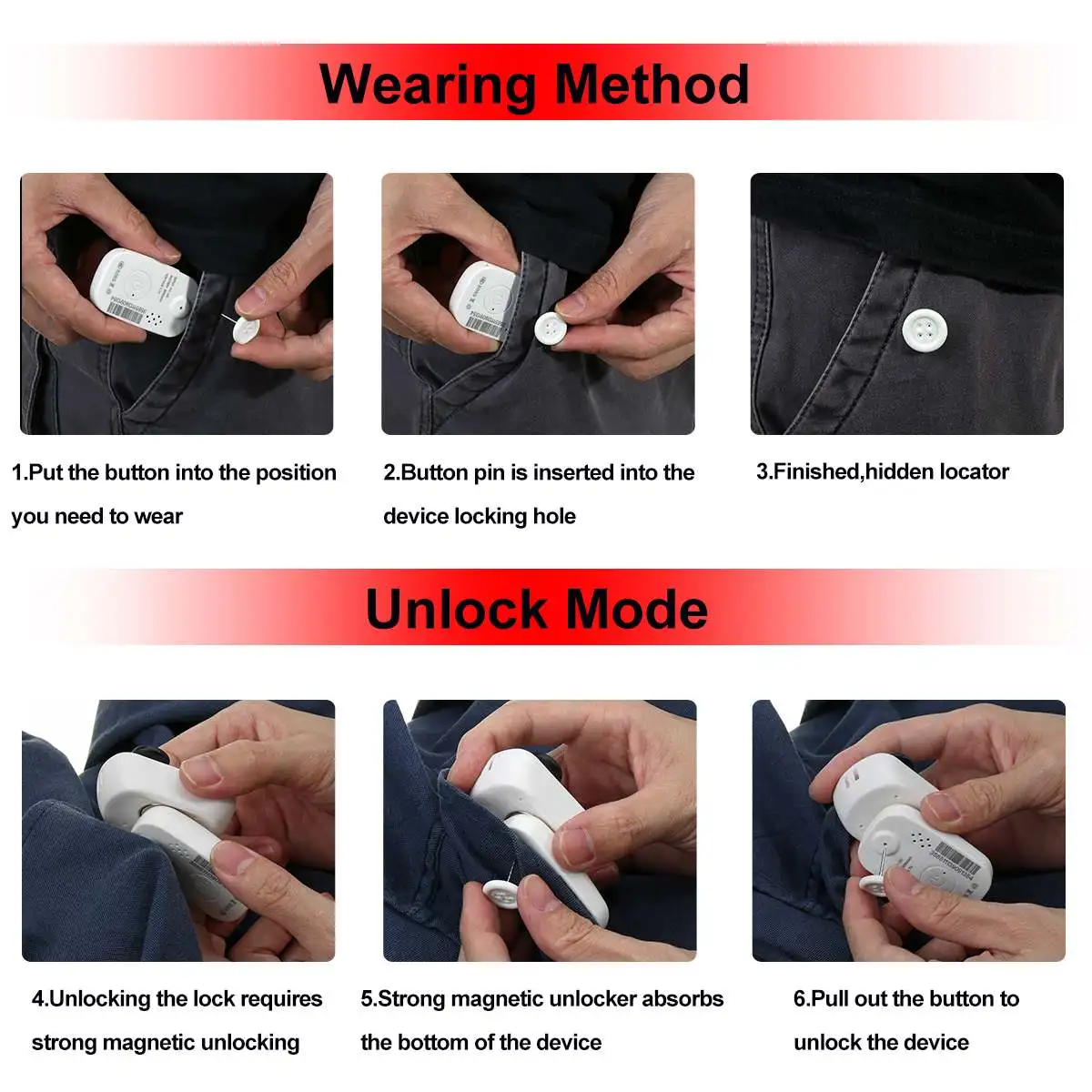  Mini Smart GPS Taste Locator SOS Notruf Smart Finder Tracer Anti-verloren Lage Für Tasche Gepäck Ki