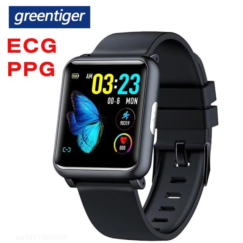 Greentiger H9 Смарт-часы для мужчин ЭКГ+ PPG монитор HR кровяное давление Smartwatch IP67 Водонепроницаемый фитнес-трекер спортивный браслет