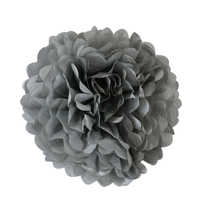 5 шт. 25 см бумажные помпоны Pom Poms свадебные с днем рождения шары для украшения вечерние ткани для дома Baby Shower фестиваль Декор