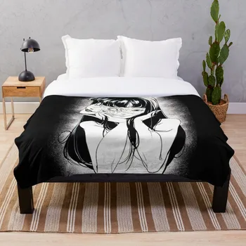 

anime Throw Blanket Soft Sherpa Blanket Bed Sheet Single Knee Blanket Office Nap Blanket