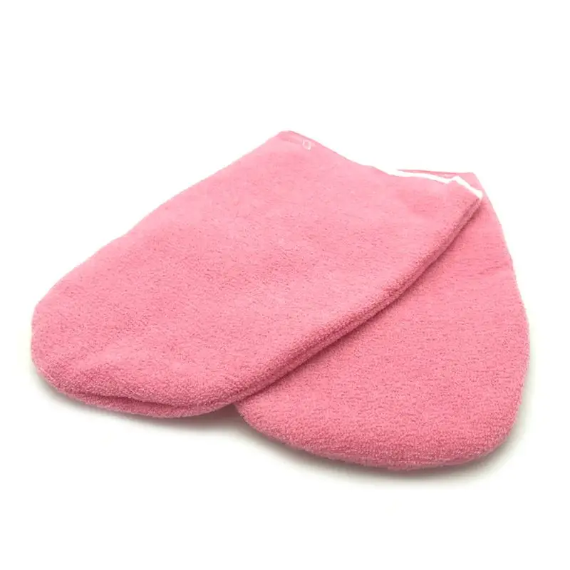 2 шт парафин восковой защиты спа рук ноги теплые перчатки нагреватель - Цвет: Hand cover