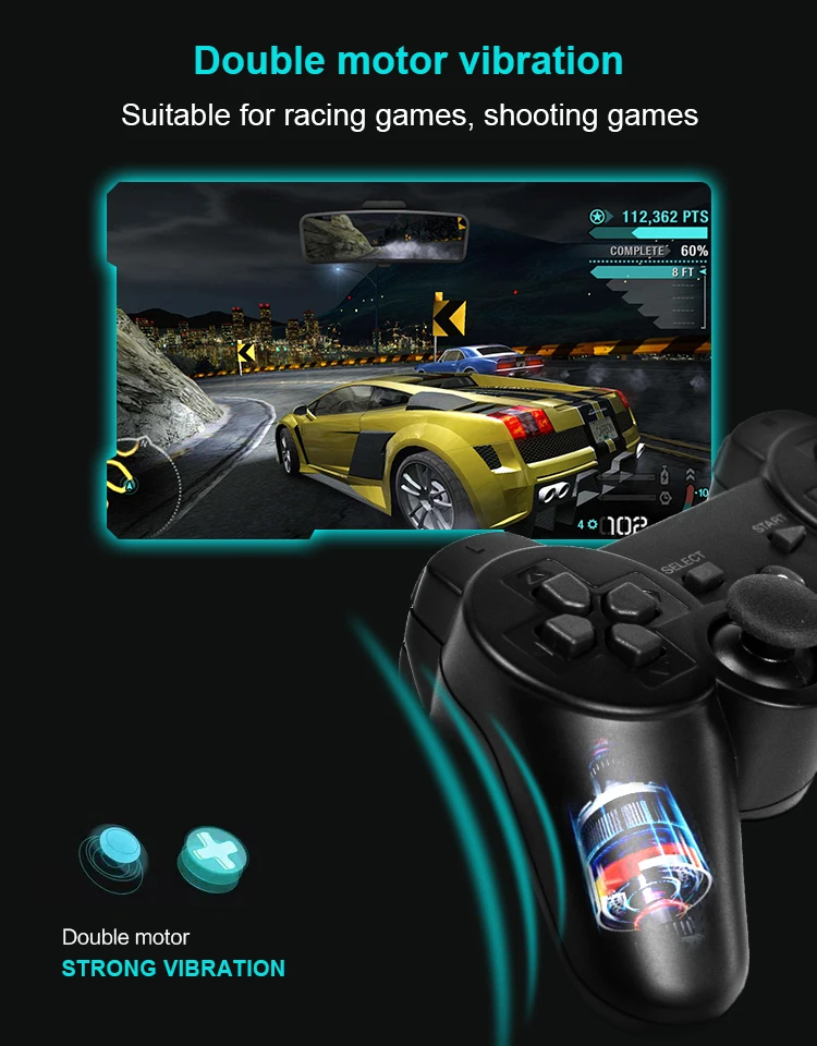 2.4G Wireless Gamebius Joystick for Ps2 Controller with Dualshock Wireless Receiver Gaming Joy for Arduino STM32 Robot