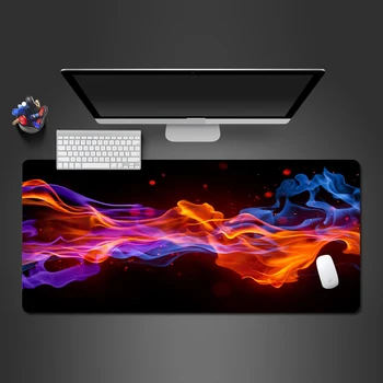 

Cool Color Flame Mouse Pad Professional Personality Of The Game Players Mouse Pad Family Computer Keyboard Pad Gaming Mousepad