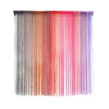 Cortinas de corda pátio franja líquida para a porta da tela da mosca janelas divisor cortar ao tamanho divisor cortina de dooration sólida
