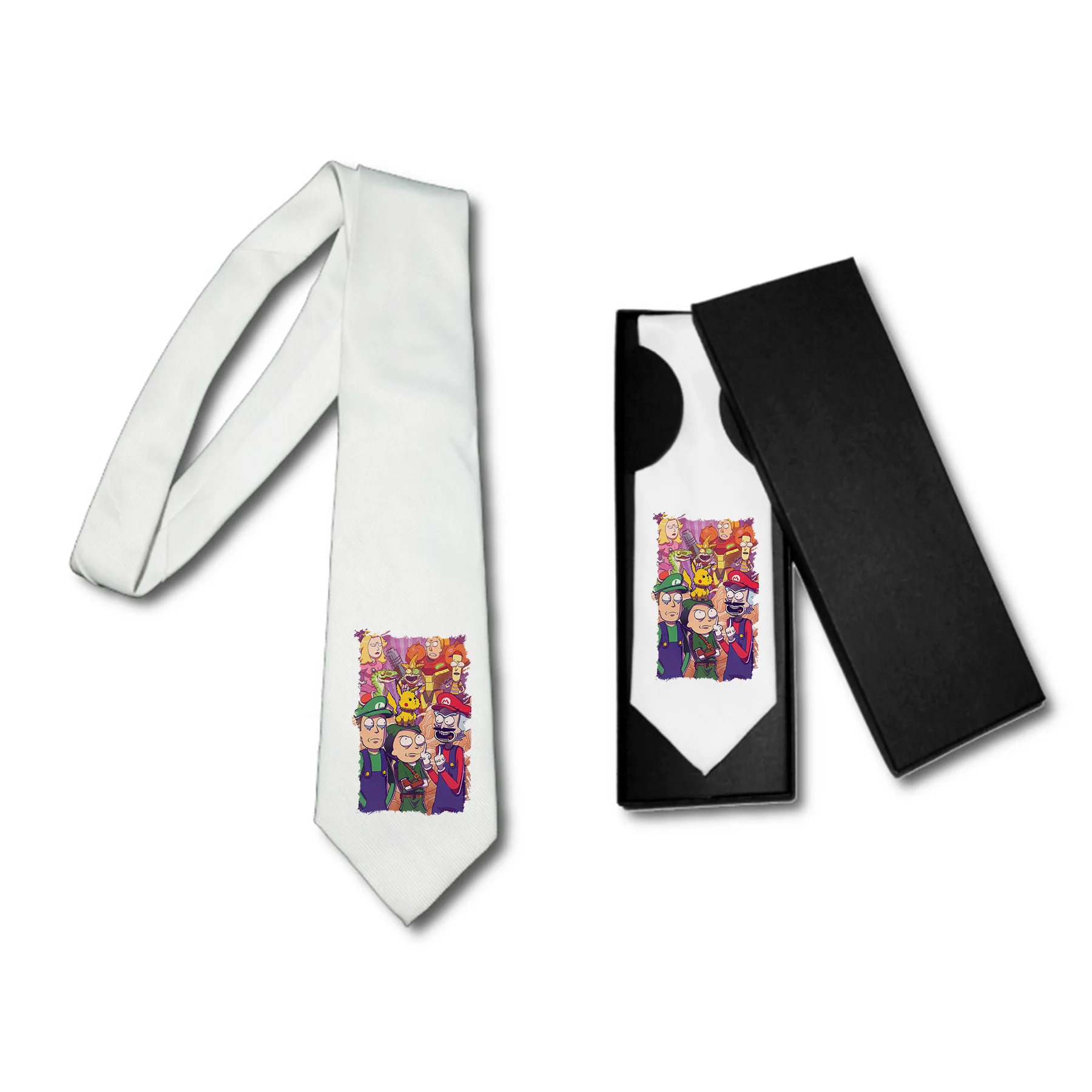 ELEGANT TIE CHARACTERS ALIENS DISGUISED soft polyester | Мужская одежда