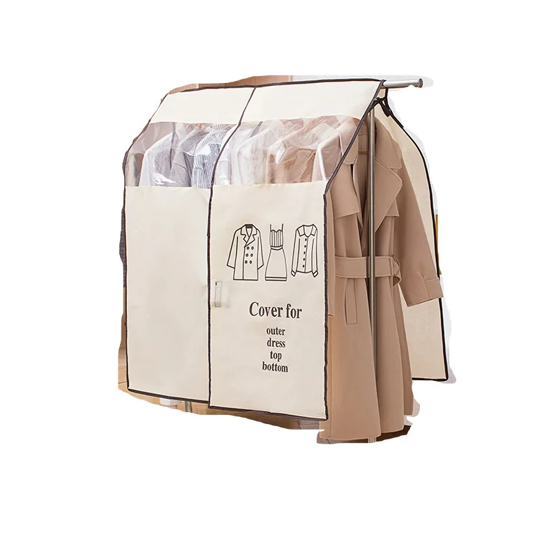 Напольная вешалка подвесное пыленепроницаемое белье защитный чехол платье пальто ткань протектор для домашнего хранения влагонепроницаемый Органайзер Сумка