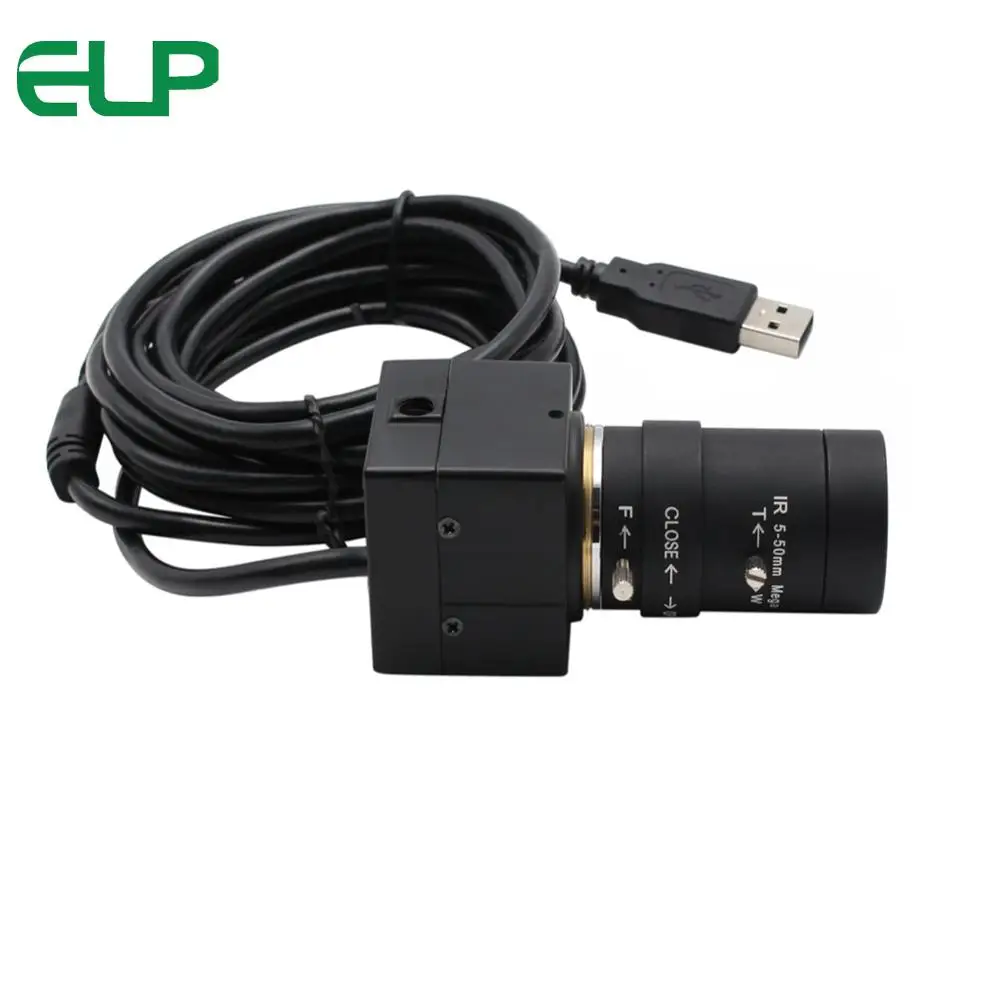 ELP IMX322 сенсор 0.01Lux низкая подсветка мини micro usb камера машинного зрения USB с 5-50 мм 2,8-12 мм объектив