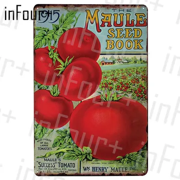

Fresh Tomatoes Metal Plate Tin Sign Plaque Metal Vintage Decor Metal Sign Metal Poster Home Bar Pub Decoration Vintage Posters