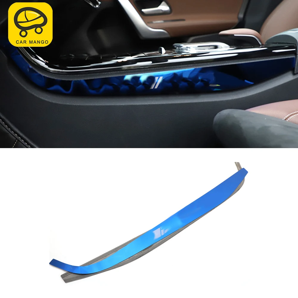 

CAR MANGO Auto central control both side trim cover sticker accessories For Mersedes-benz A class W177 V177 2019