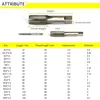 2Pcs Hss Right Hand Tap Drill Hand Tools Screw Thread Metric Plug Taps M2 M3 M4 M5 M6 M8 M10 M12 M16 M20 M22 M24 M27 M30 ► Photo 2/6