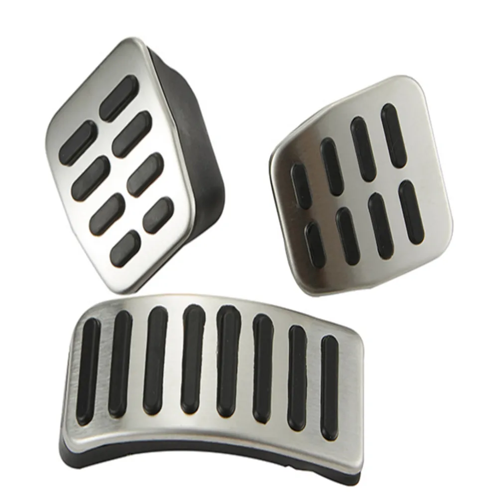 

Stainless Steel MT Car Clutch Gas Brak Pedal Cover for Volkswage VW Polo Bora Golf MK4 Jetta MK4 Lavida for Skoda Fabia Rapid