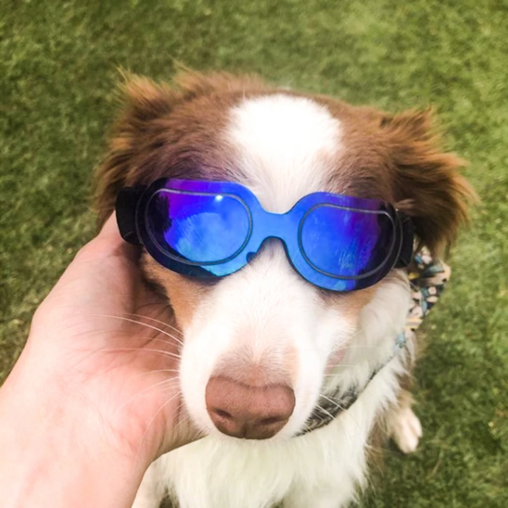 Красочные собачьи очки для животных солнцезащитные очки кошка собака защитные очки товары для домашних животных PC материал для средних собак/маленьких собак/кошек