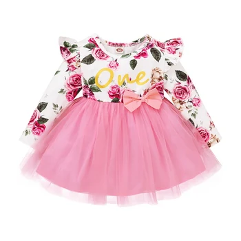 

Baby Dress Long Sleeve Infant Dress Pineapple Embroideried Spring Autumn 2020 Baby Girls Clothing