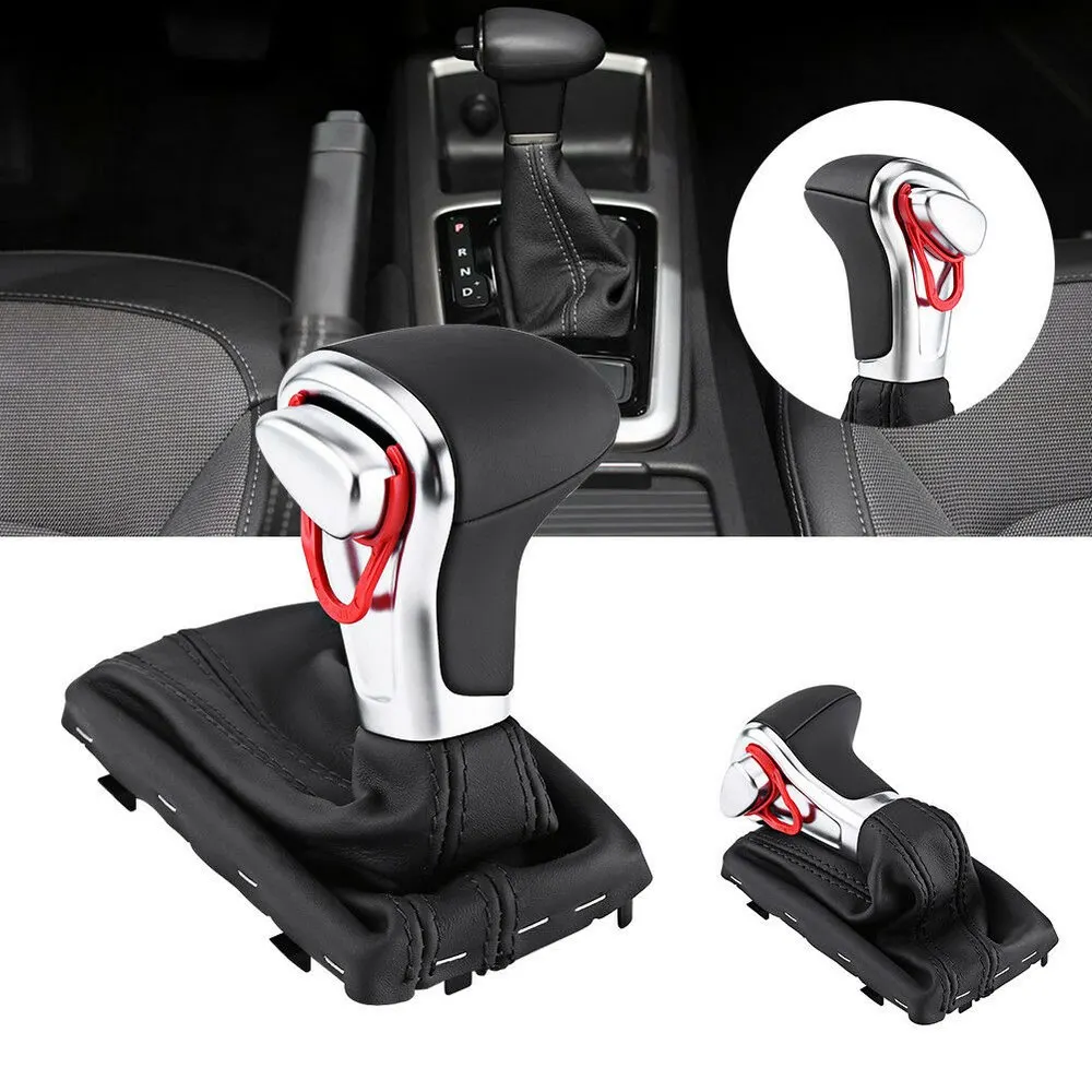 

Manual Gear Shift Knob Shifter HandBall Fit for Audi A3 8P A4 B8 A5 A6 C6 Q5 Q7 Shift Handball Leather Dust Cover