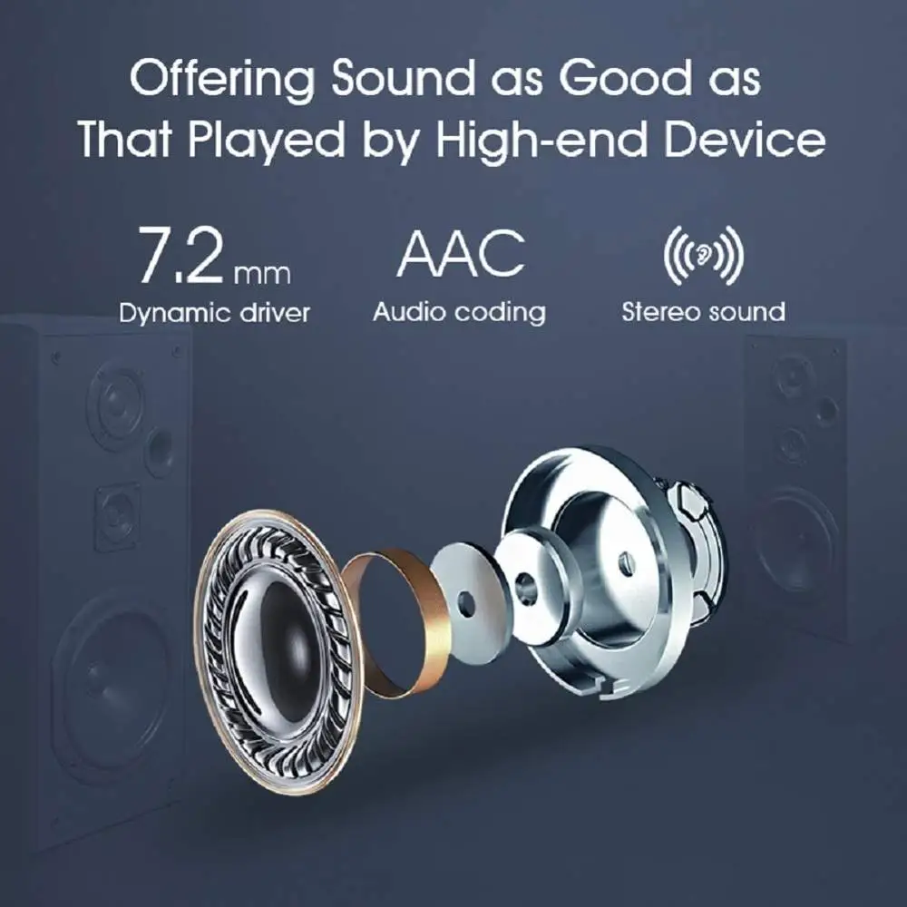 A6S Wireless Earbud Noise Cancelling HD Sound Bluetooth Wireless Earphone with Mic for Xiaomi poco x3 redmi note 9 PK Airdot 2