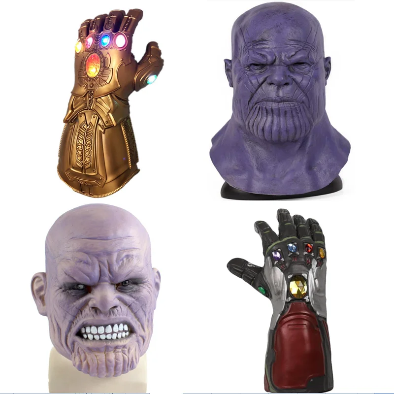 Buy  Thanos Masque Latex Masks Cosplay Movie Avengers Infinity War Endgame Mask Prop Cosplay monster Pro