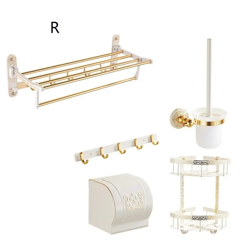 Version H Аксессуары Badezimmer Etagere настенная сушилка для волос Prateleira De Parede Mobile Bagno Banheiro полки для ванной комнаты - Цвет: Version H