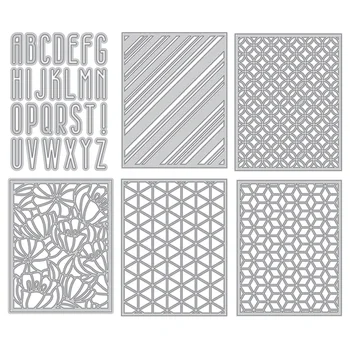 

Background Frame Set Metal Cutting Dies for DIY Scrapbooking Photo Album Decorative Embossing Paper Card Crafts Die Cut 2019
