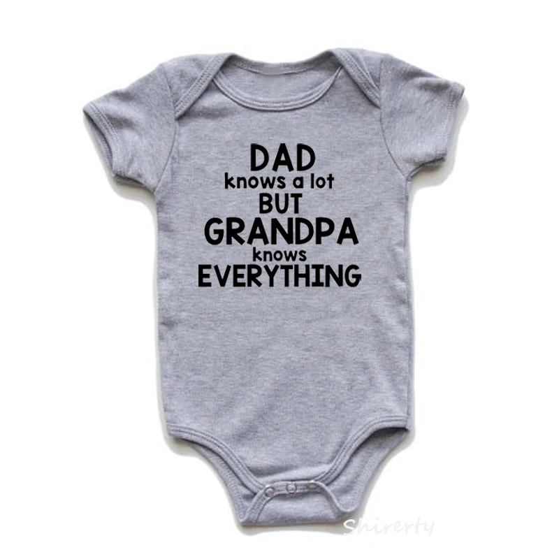 Серый DADS/одежда для малышей; хлопковая летняя одежда с короткими рукавами; Детский комбинезон - Цвет: Серый