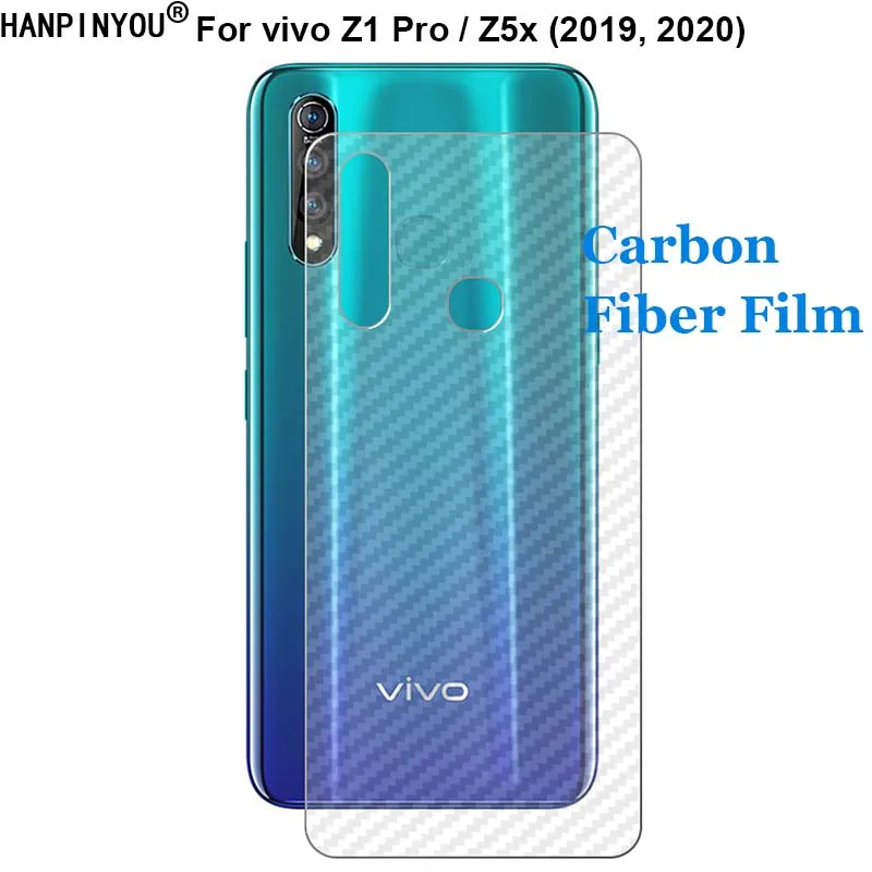 ДЛЯ vivo Z1 Pro / Z5x 2019 2020 3D Защитная пленка для задней панели из углеродного волокна с