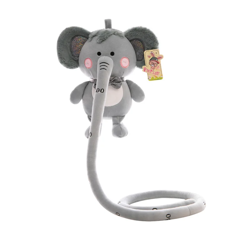 New Creative Cute Long Nose Elephant Plush Doll Measuring Ruler Scale 100cm/120cm/150cm Stuffed Toy Childrens Gift 1pcs a 5003 3680 cmm touch probe stylus ceramic stem m4 thread 3mm tip 50mm long cnc machine measuring tools accessories