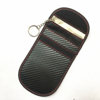 

Cover Car Key Bag 1pc Shielding Block Case Carbon Fiber Accessory Durable