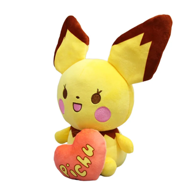 Takara Tomy Pokemon Мягкие игрушки чучела любовь Пикачу плюшевые куклы Raichu детские подарки