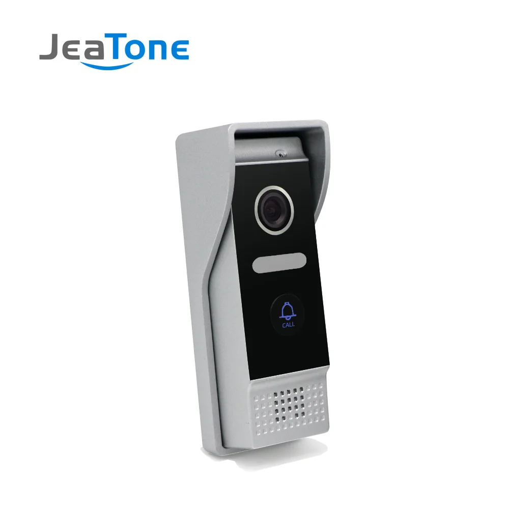 JeaTone Video Door Phone IP Aluminum Door Bell High Resolution Outside Doorbell Call Panel IP65 Waterproof