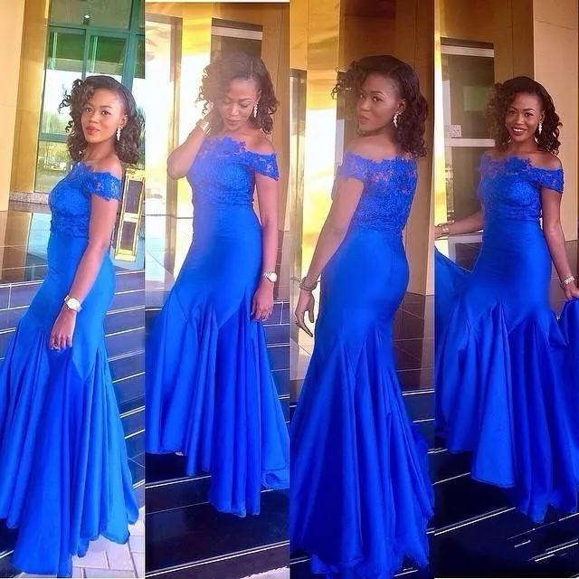 royal blue bridesmaid dresses plus size