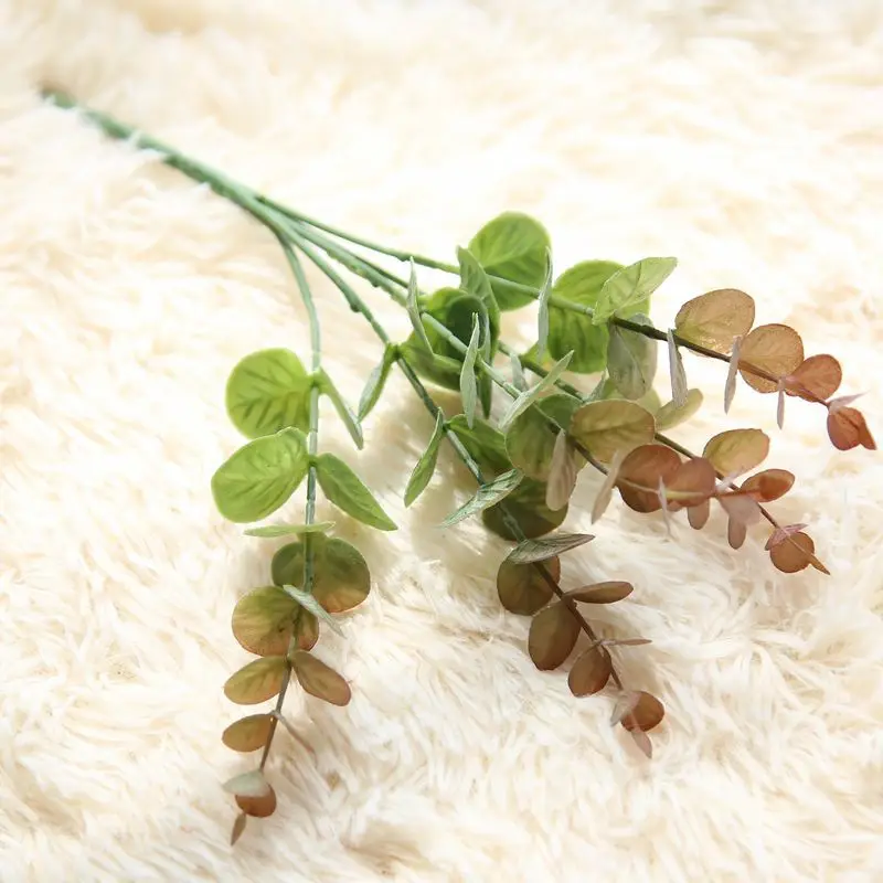 DIY ручной работы искусственная трава пшеничное растение искусственный букет для дома отель вечерние украшения листья эвкалипта орхидеи - Цвет: 2