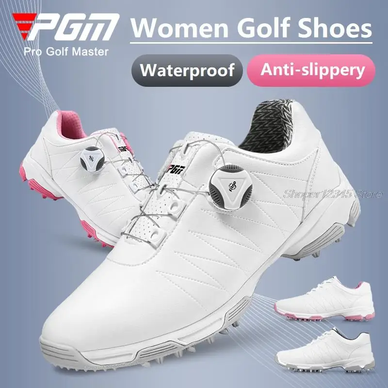 Pgm Golf Schoenen Vrouwen Waterdichte Sportschoenen Anti Spikes Sneakers Dames Lichtgewicht Gesp Sport Trainers|Golfschoen| - AliExpress