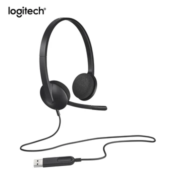 

Logitech H340 USB Headphones with Stereo Microphone Over-ear Computer Headset Hands-free Calling Gaming Wired Earphone