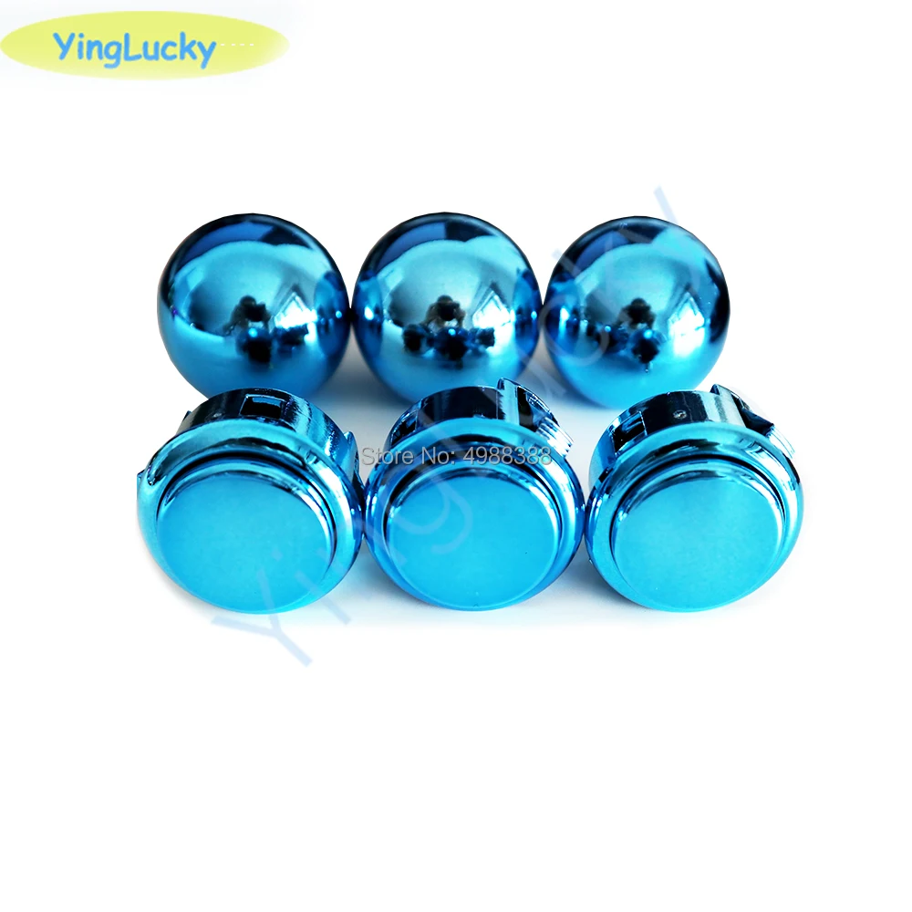 1pcs SANWA LB-35 bola Arcade Joystick cromo bola superior basculante bola 35mm bola encaja Sanwa JLF-TP-8T Stick