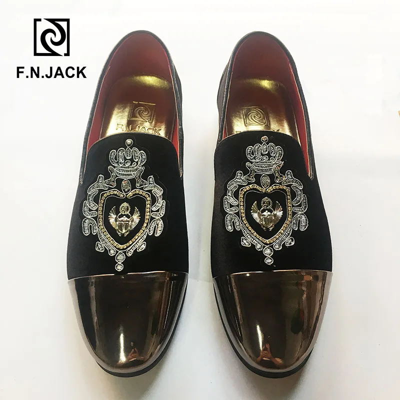 F.N.JACK, классические черные бархатные мужские туфли повседневные мужские лоферы на резиновой подошве, дышащий светильник, мужская обувь без шнуровки, большие размеры 46, 47, 48