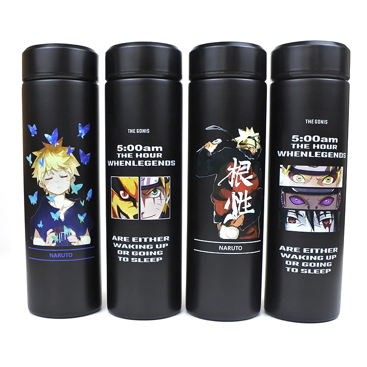OUSSIRRO NARUTO термос удзумаки Наруто с крышкой Hatake Kakashi Uchiha Itachi кружки Cup Gift|Вакуумные