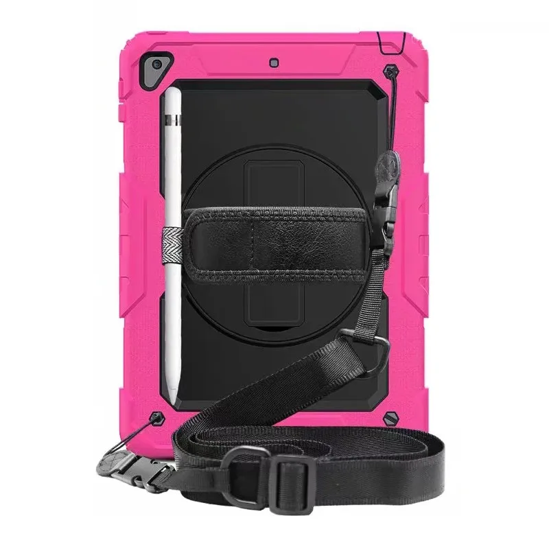 7,9 дюймов планшетный ПК чехол для iPad Mini4 Mini5 чехол Heavy Duty 3-Слои подставки комбо защитные кожаные чехлы с полным покрытием ремешок задняя крышка - Цвет: 6