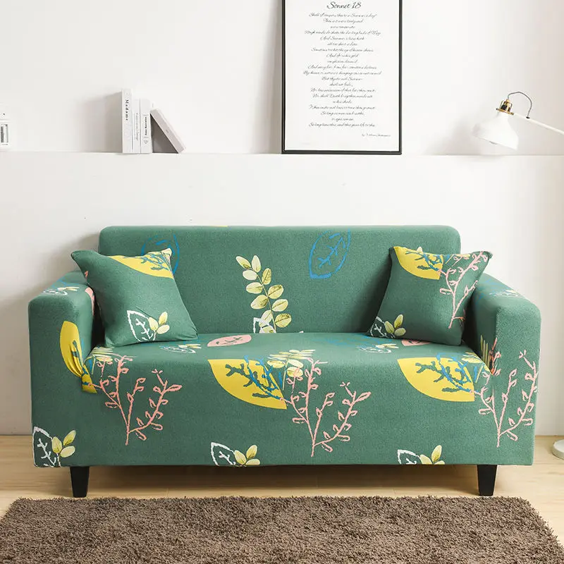 

Elastic printing sofa cover multicolor living room sofa chair home decoration 1/2/3/4 seat pet stretch polyester sofa cover