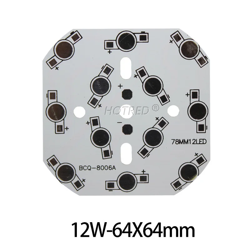 25 Pezzi Dissipatori Alluminio Per LED 1W/3W/5W - Piastra Base 20mm Con 2 Pin Per Fai Da Te Illuminazione - Foto 7
