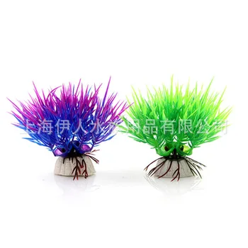 

Aquarium decoration simulation water grass aquarium landscaping set plastic flowers and plants crafts gifts water grass CX45