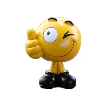 

Car Decoration Creative Shaking Head Doll Expression Bag Cute Cartoon Car Car Personalized Decoration Supplies