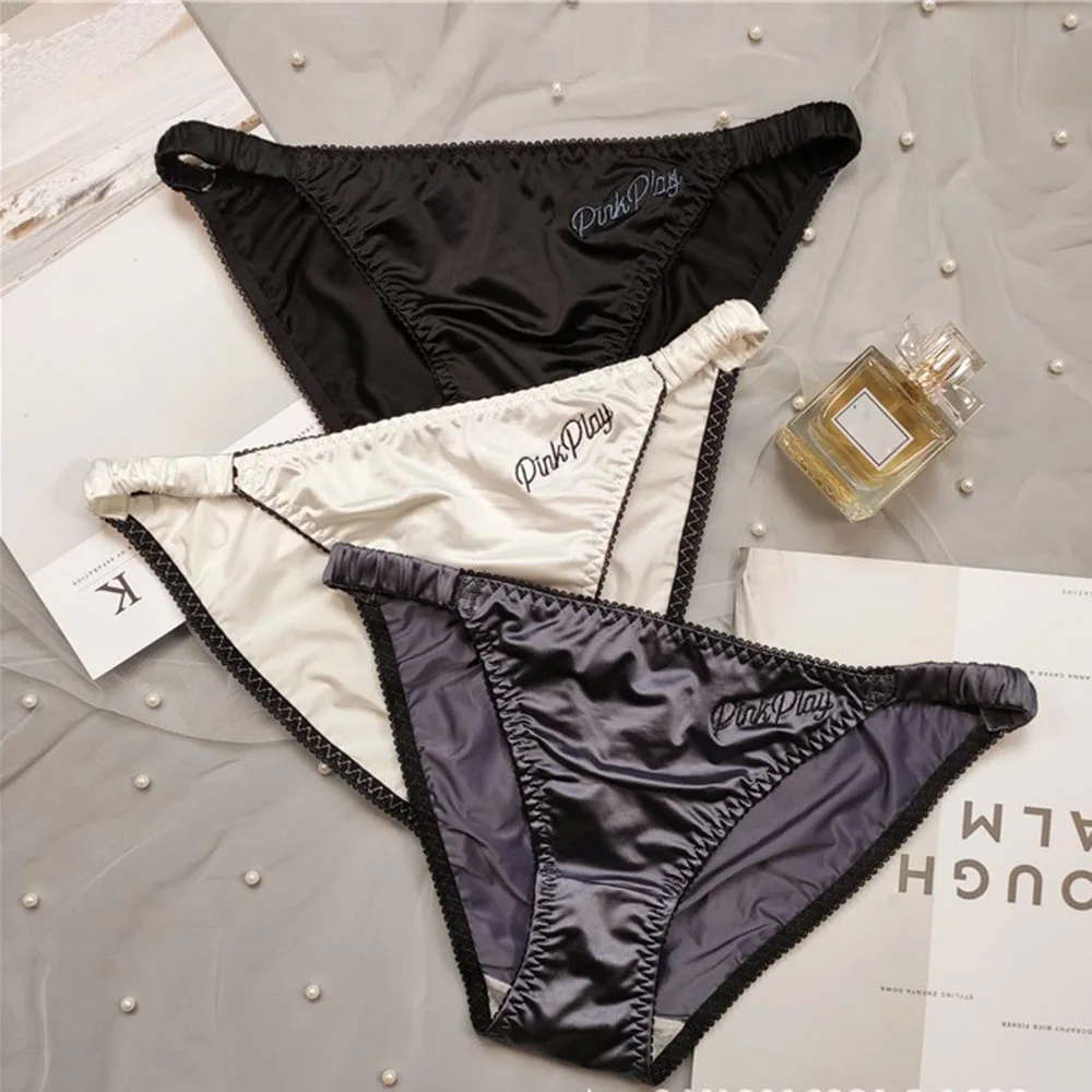 Letnie damskie bezszwowe majtki solidne ultra-cienkie figi damskie seksowne niskiej zabudowie Ruffles hafty gładkie majtki Fitness 3 Letnie damskie bezszwowe majtki solidne ultra-cienkie figi damskie seksowne niskiej zabudowie Ruffles hafty gładkie majtki Fitness 3