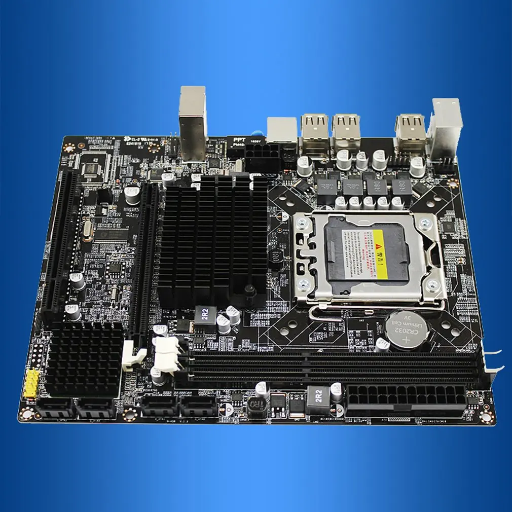 X58 кабельный адаптор материнская плата LGA1366 интерфейс ЧПУ DDR3 MSATA V1.6 материнская плата Системная плата Intel Ксеон Core i7 A55 A58